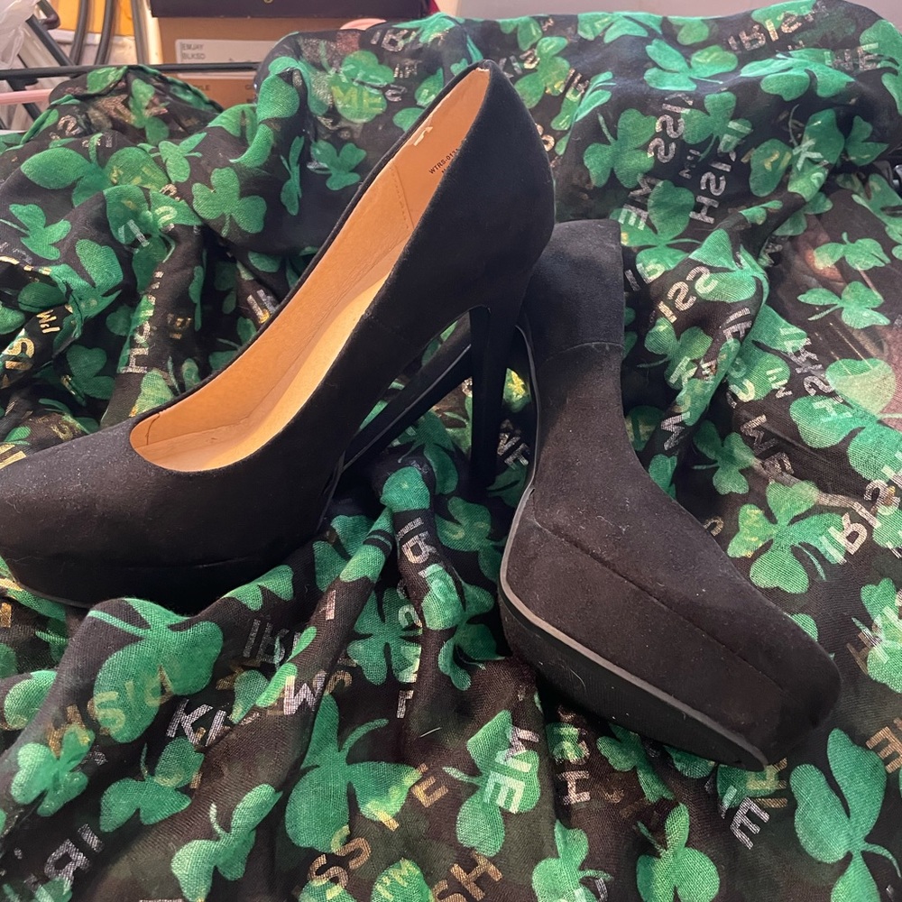 Black heels
